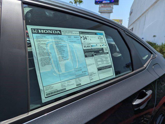 new 2026 Honda Civic car, priced at $26,991