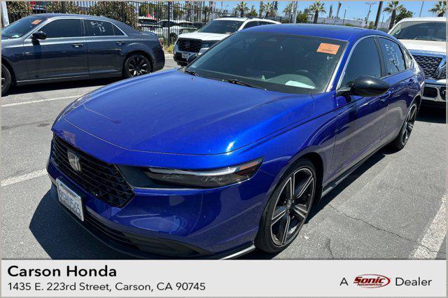 used 2023 Honda Accord Hybrid car, priced at $27,999