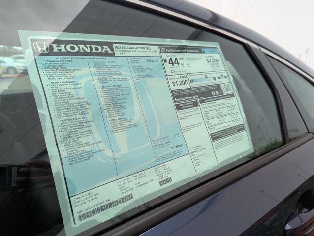 new 2025 Honda Accord Hybrid car, priced at $37,981