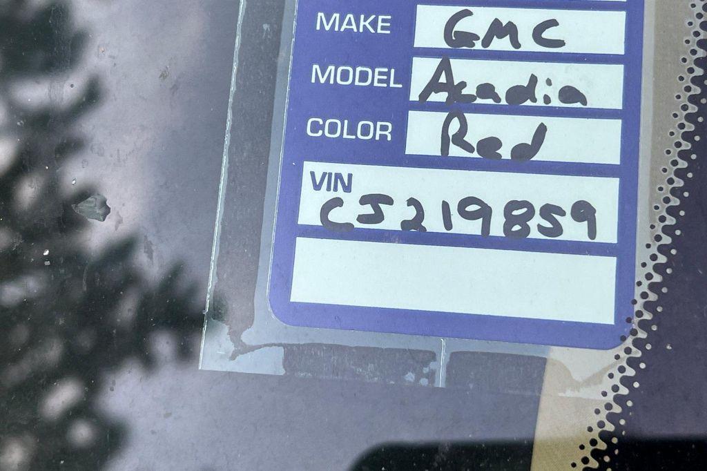 used 2012 GMC Acadia car, priced at $10,500