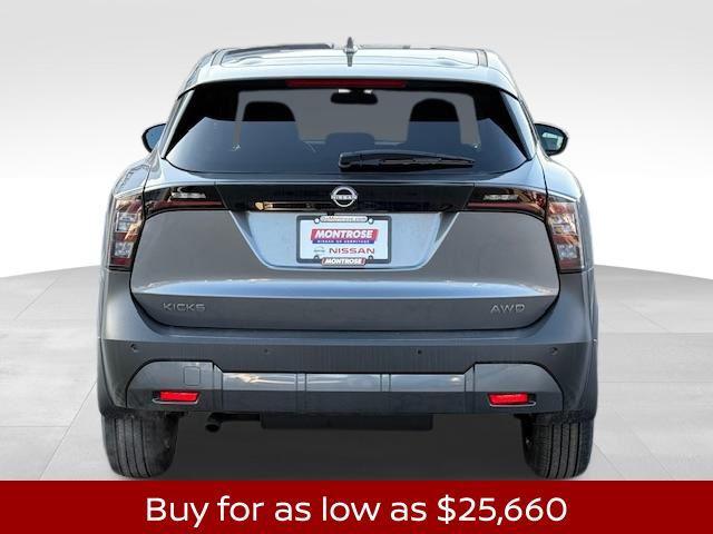 new 2025 Nissan Kicks car, priced at $25,660