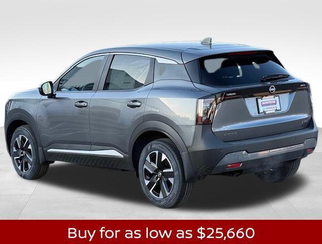 new 2025 Nissan Kicks car, priced at $25,660