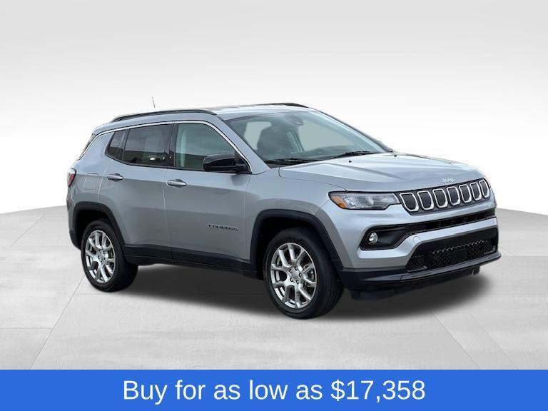 used 2022 Jeep Compass car, priced at $17,358
