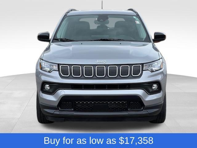 used 2022 Jeep Compass car, priced at $17,358