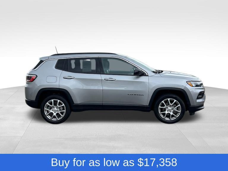 used 2022 Jeep Compass car, priced at $17,358