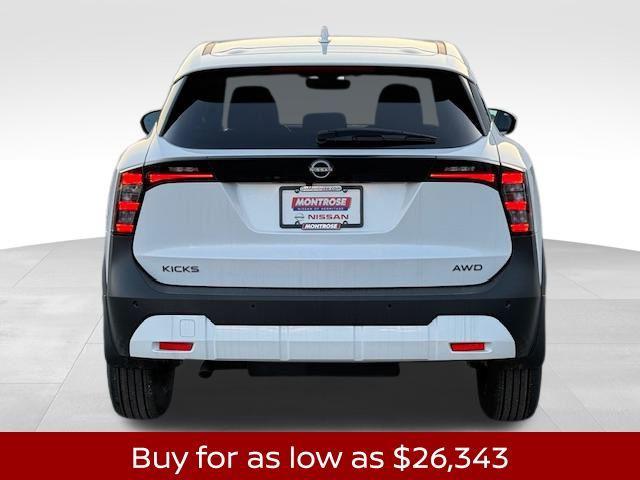 new 2025 Nissan Kicks car, priced at $26,343