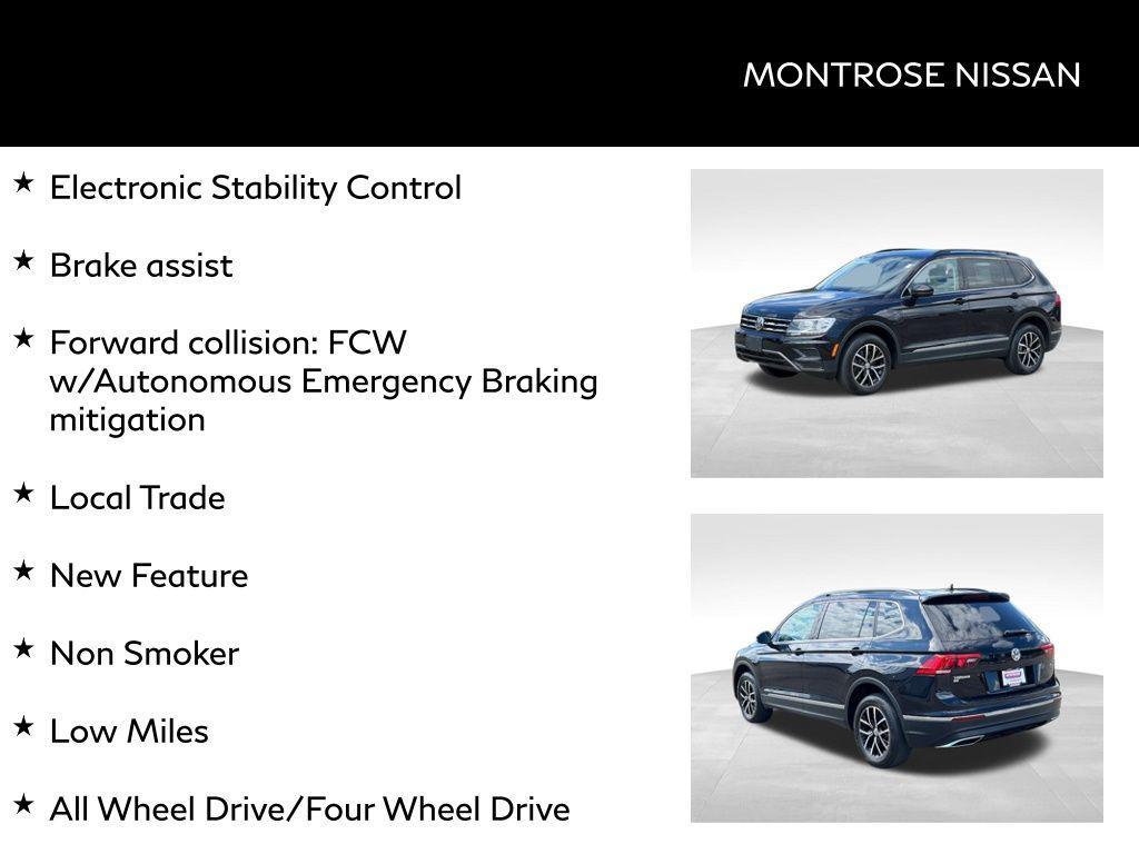 used 2021 Volkswagen Tiguan car, priced at $21,723