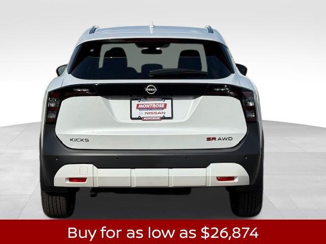 new 2025 Nissan Kicks car, priced at $26,874