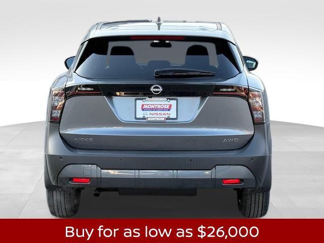 new 2025 Nissan Kicks car, priced at $26,000