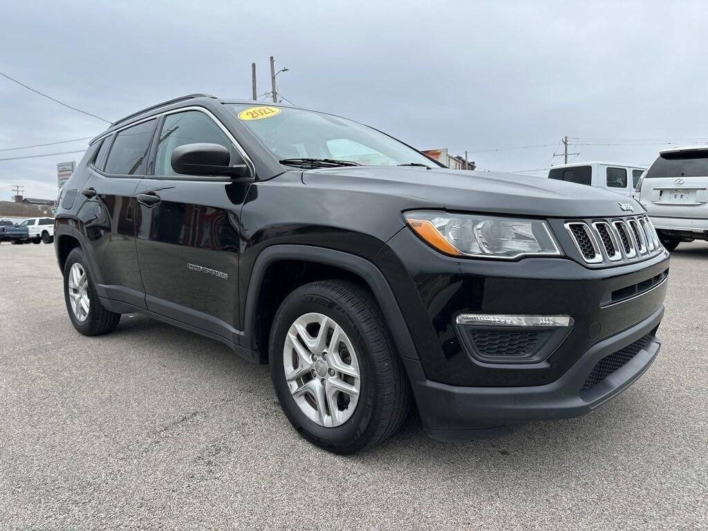 used 2021 Jeep Compass car, priced at $20,083