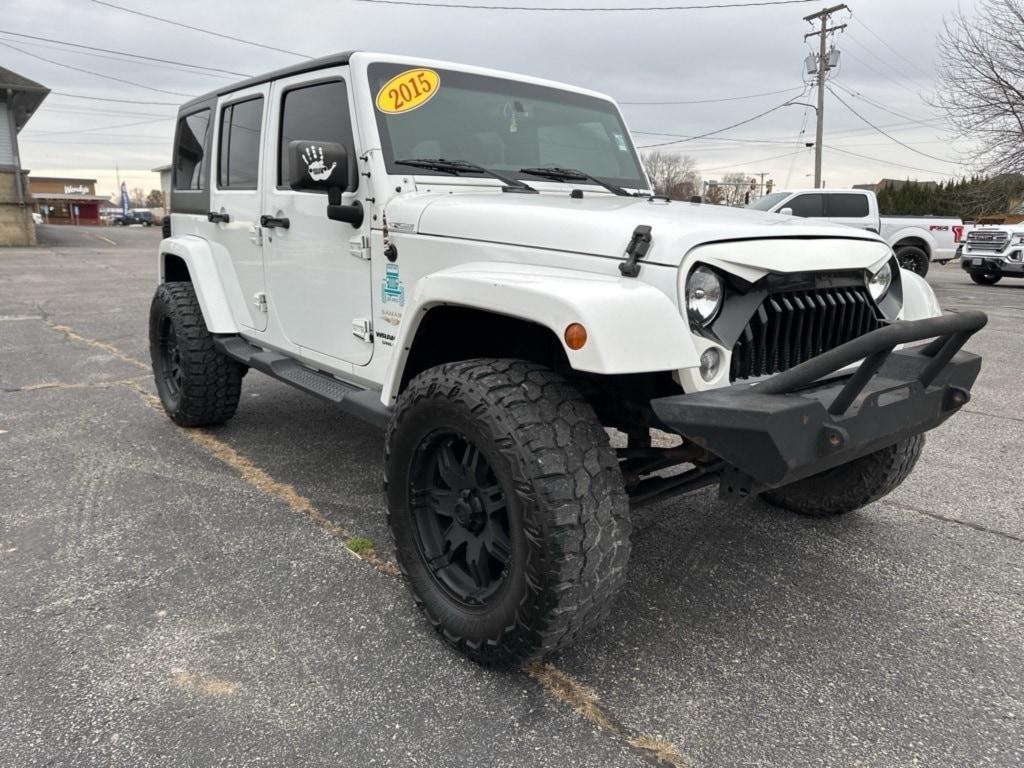 used 2015 Jeep Wrangler Unlimited car, priced at $19,243