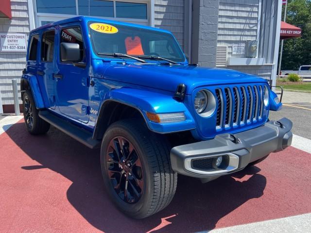 used 2021 Jeep Wrangler Unlimited 4xe car, priced at $40,677