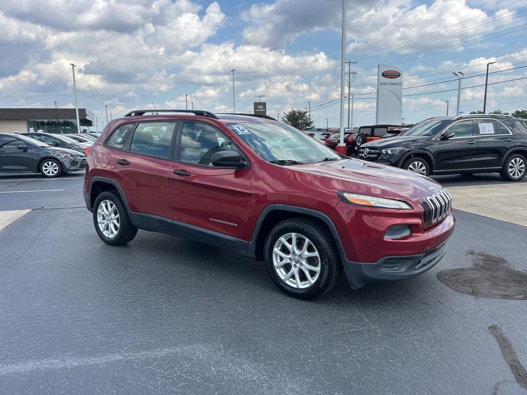 used 2015 Jeep Cherokee car, priced at $7,999