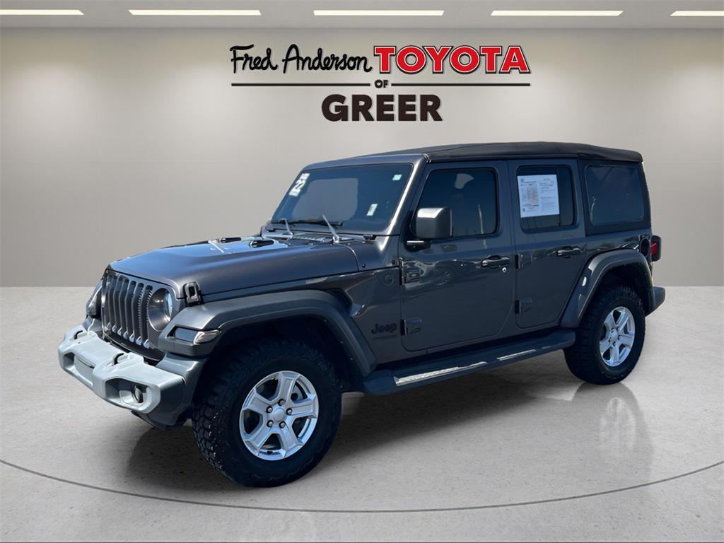 used 2022 Jeep Wrangler Unlimited car, priced at $25,837