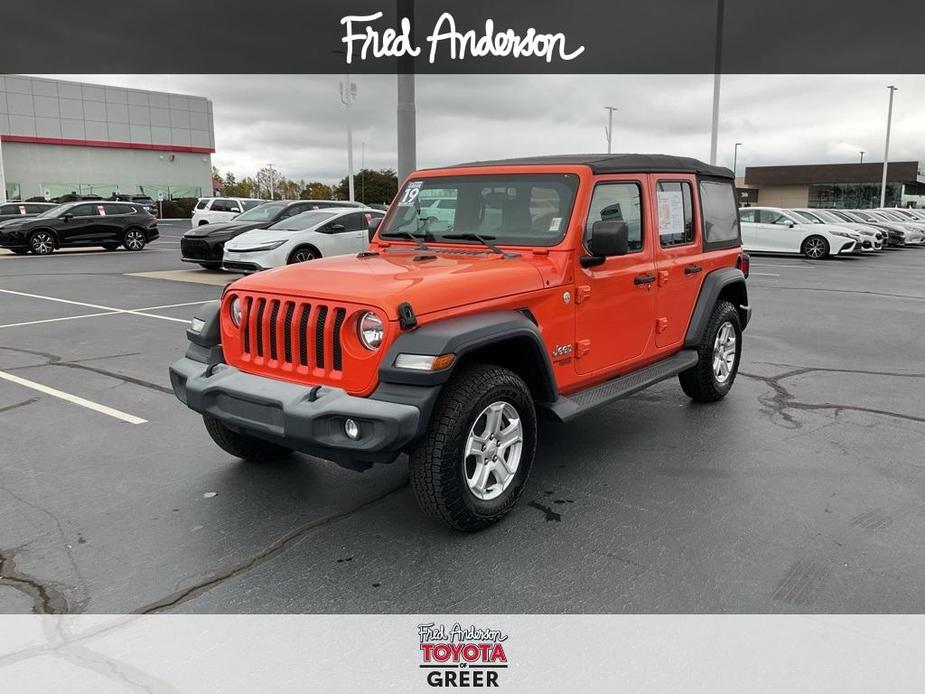 used 2019 Jeep Wrangler Unlimited car, priced at $21,604