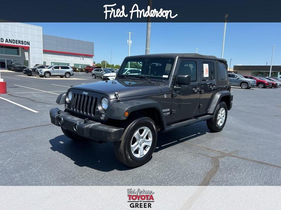 used 2018 Jeep Wrangler JK Unlimited car, priced at $20,006