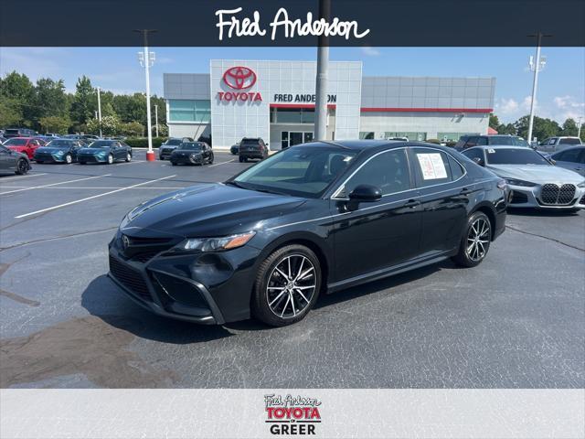 used 2021 Toyota Camry car, priced at $18,660