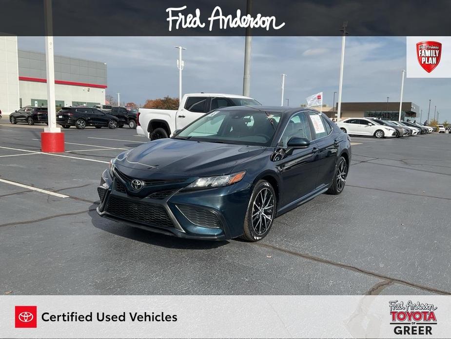 used 2021 Toyota Camry car, priced at $21,901