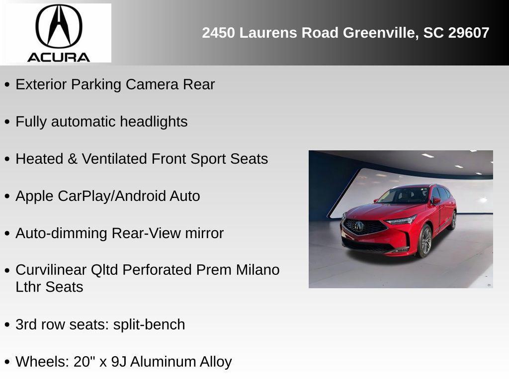 new 2026 Acura MDX car, priced at $68,850