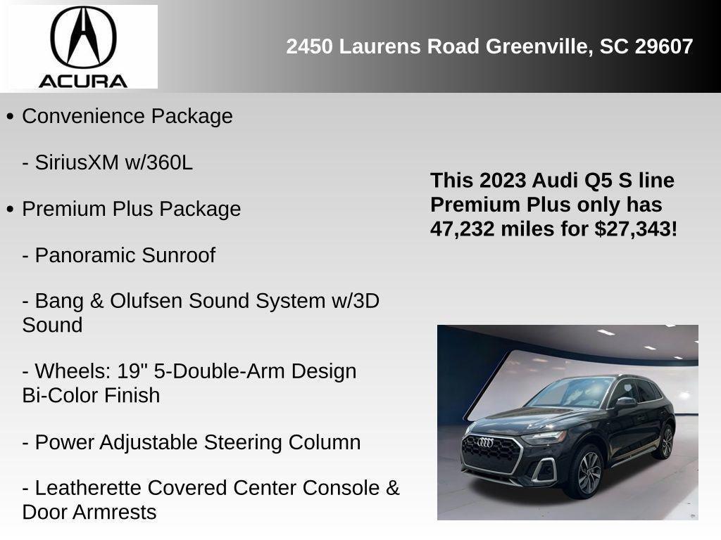 used 2023 Audi Q5 car, priced at $27,034