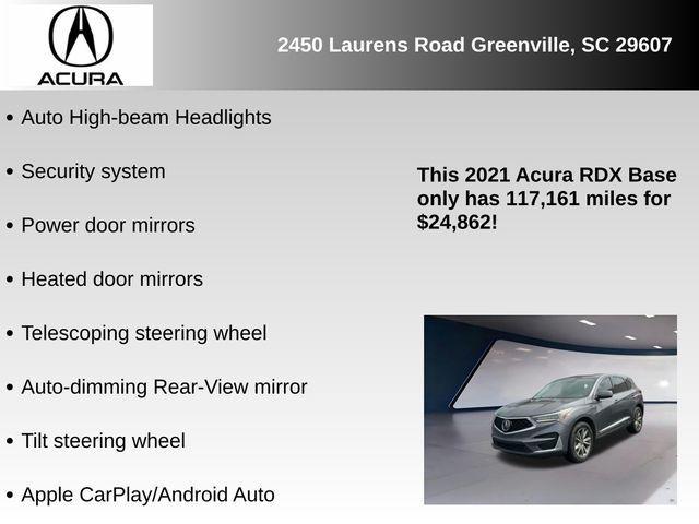 used 2021 Acura RDX car, priced at $24,862