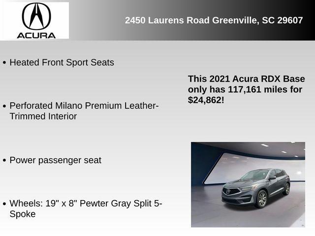 used 2021 Acura RDX car, priced at $24,862