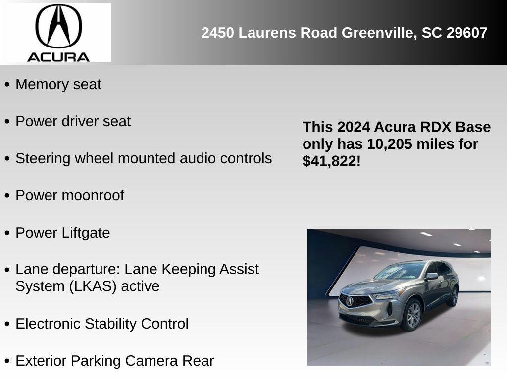 used 2024 Acura RDX car, priced at $41,822