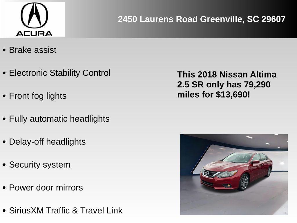 used 2018 Nissan Altima car, priced at $13,690