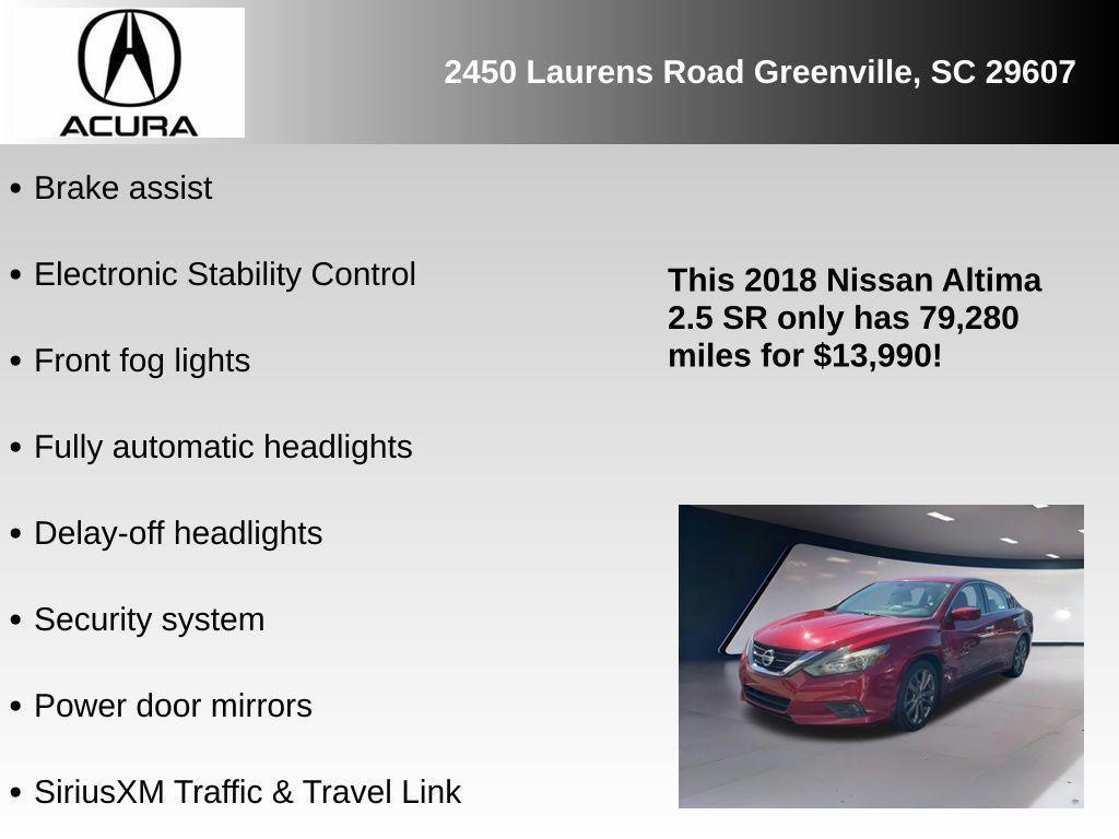 used 2018 Nissan Altima car, priced at $13,690