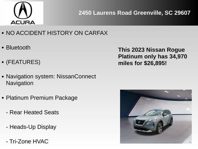 used 2023 Nissan Rogue car, priced at $26,895