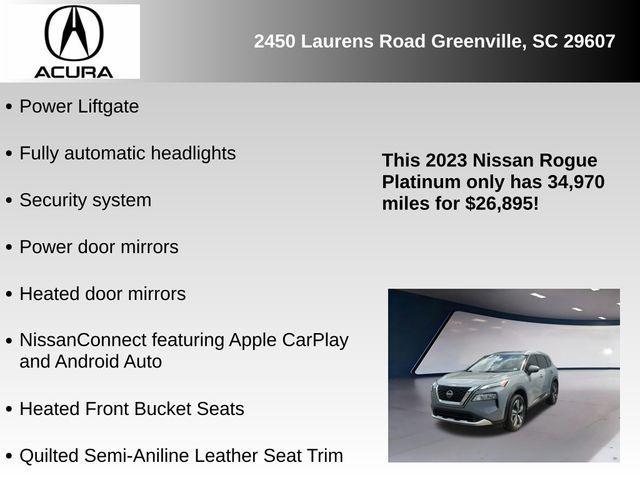 used 2023 Nissan Rogue car, priced at $26,895