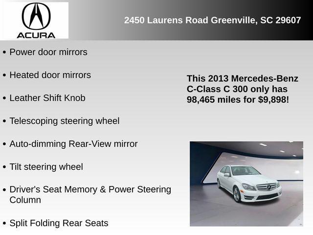 used 2013 Mercedes-Benz C-Class car, priced at $9,898