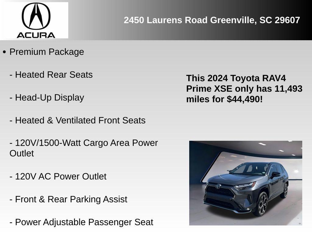 used 2024 Toyota RAV4 Prime car, priced at $44,490