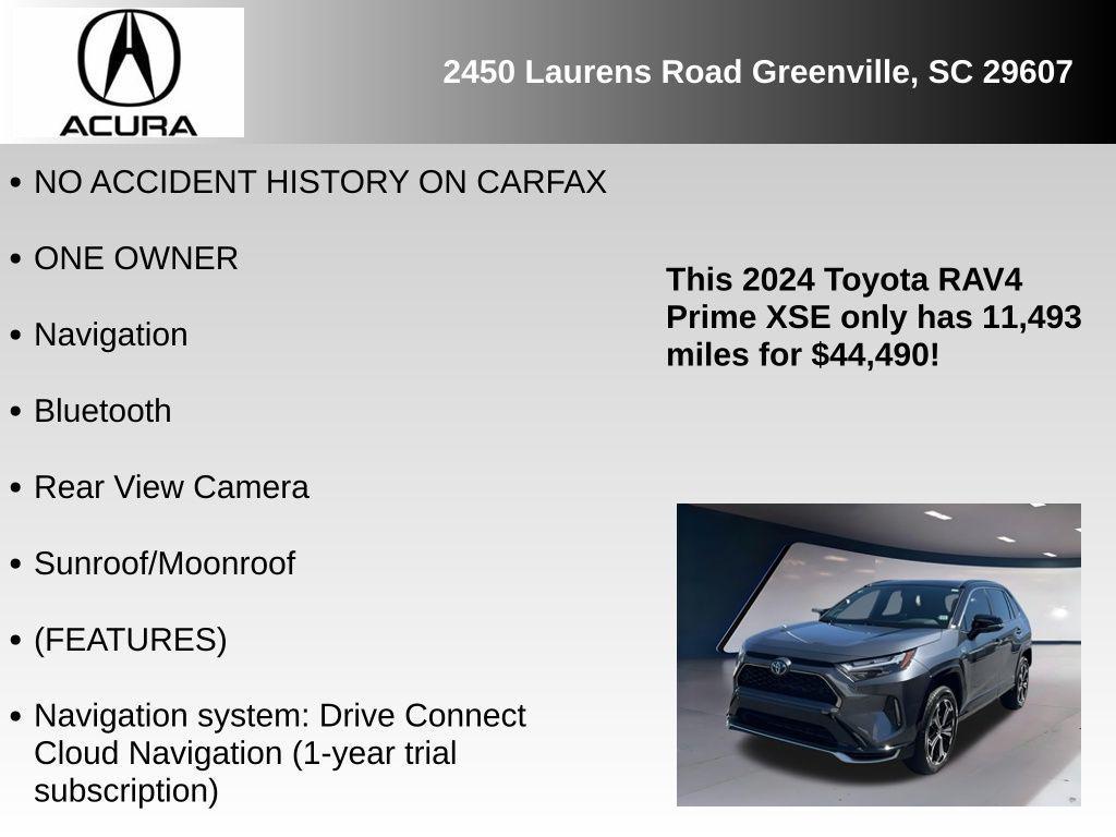 used 2024 Toyota RAV4 Prime car, priced at $44,490