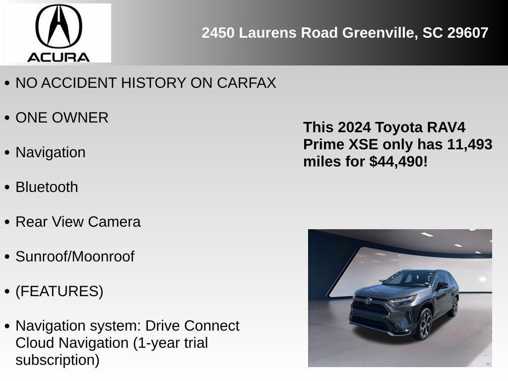 used 2024 Toyota RAV4 Prime car, priced at $44,490