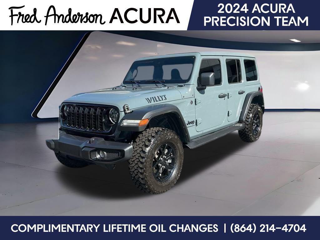 used 2024 Jeep Wrangler car, priced at $38,662