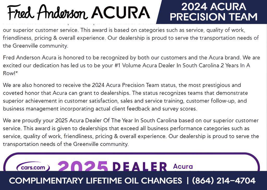 new 2025 Acura RDX car, priced at $49,250