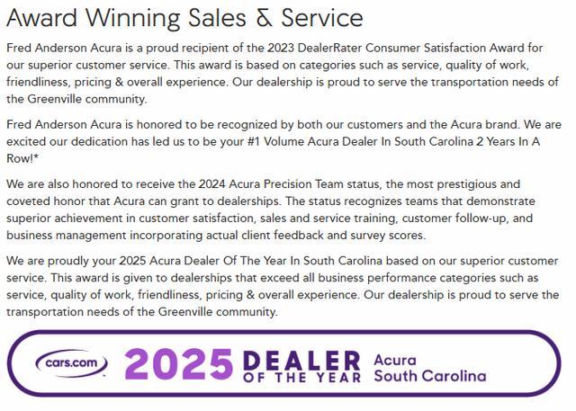 new 2025 Acura Integra car, priced at $34,522