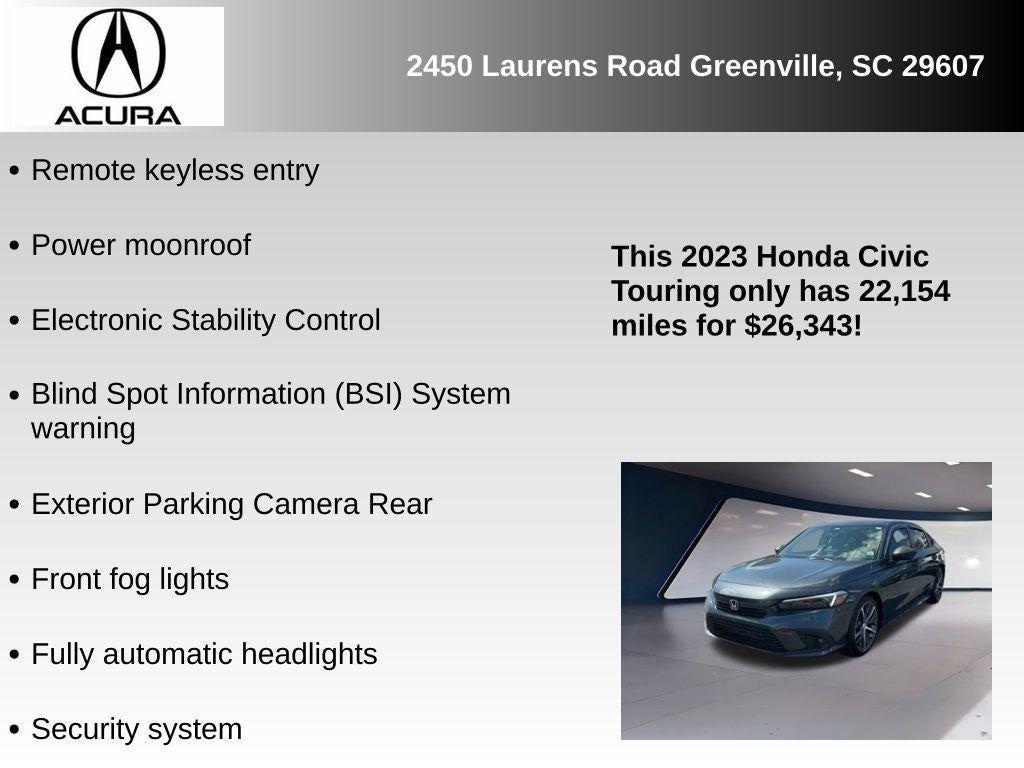 used 2023 Honda Civic car, priced at $26,343