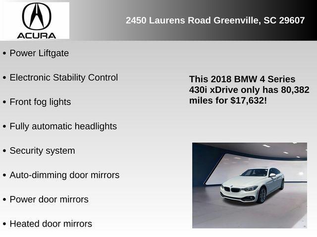 used 2018 BMW 430 Gran Coupe car, priced at $17,632