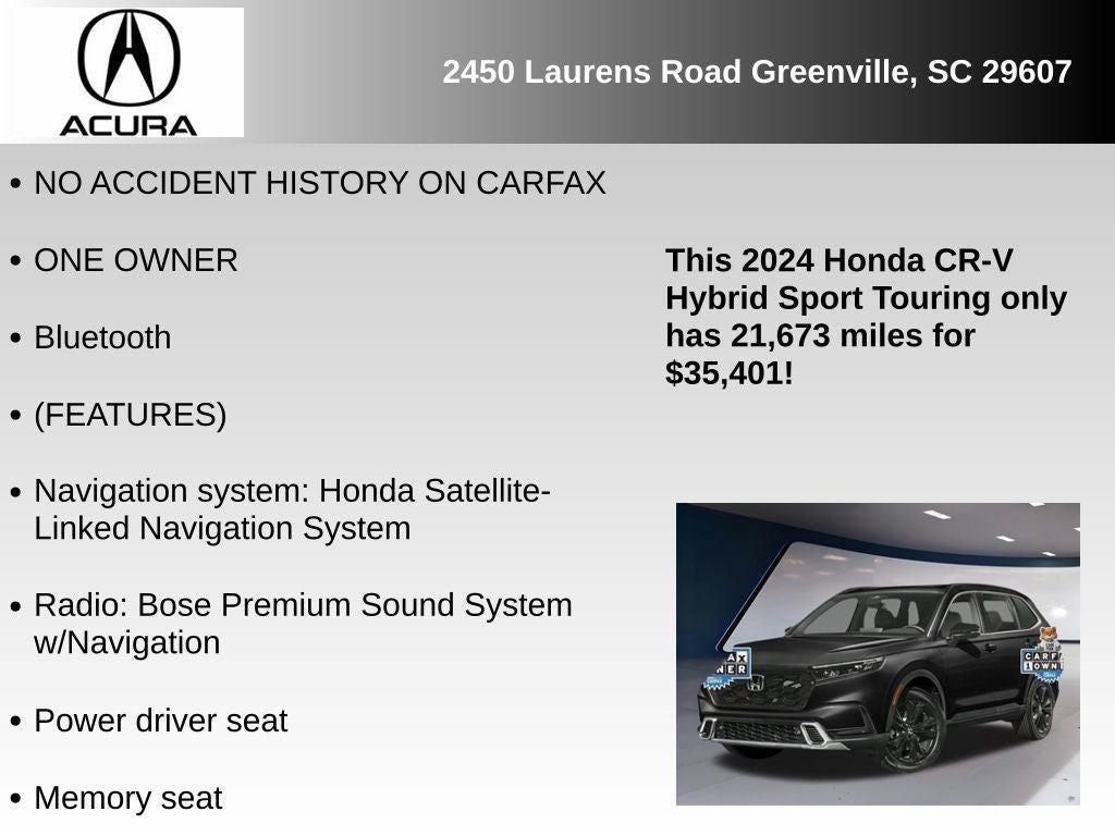 used 2024 Honda CR-V Hybrid car, priced at $35,401