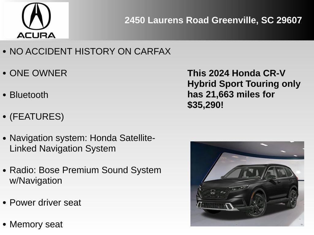 used 2024 Honda CR-V Hybrid car, priced at $35,401