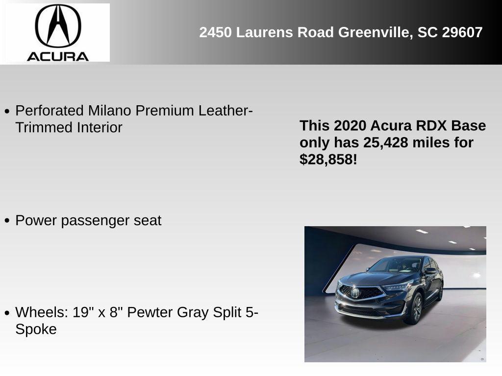 used 2020 Acura RDX car, priced at $28,858