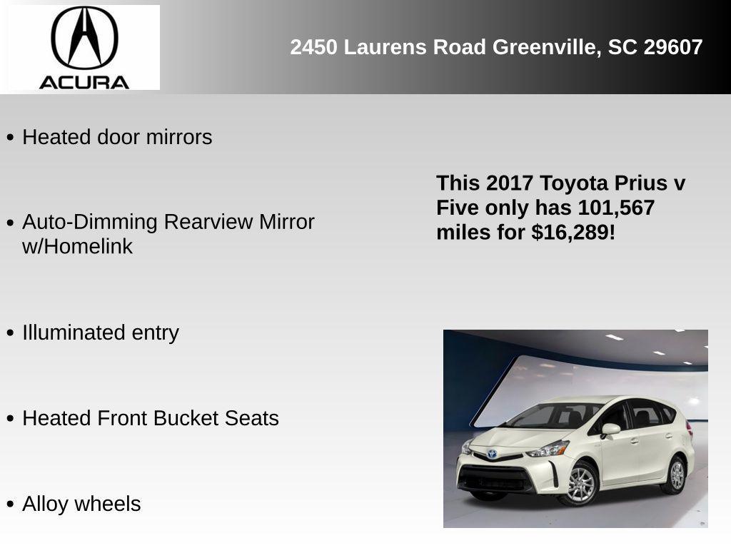 used 2017 Toyota Prius v car, priced at $16,289