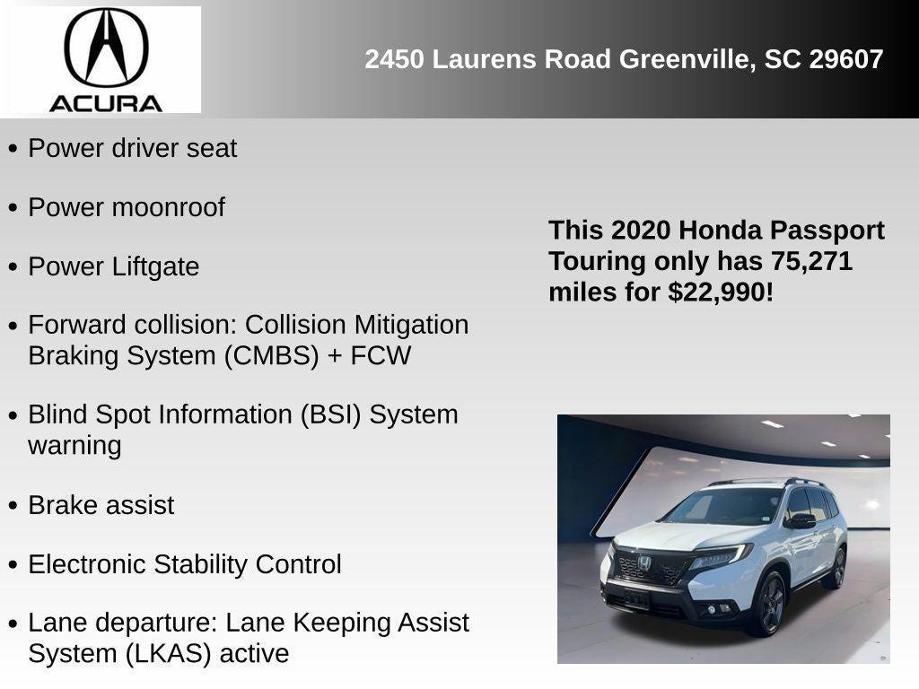 used 2020 Honda Passport car, priced at $22,689