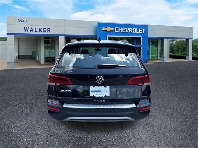 used 2023 Volkswagen Taos car, priced at $18,218