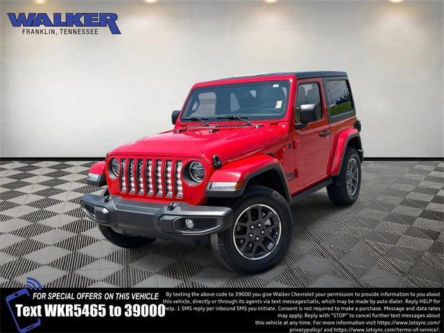 used 2021 Jeep Wrangler car, priced at $23,017