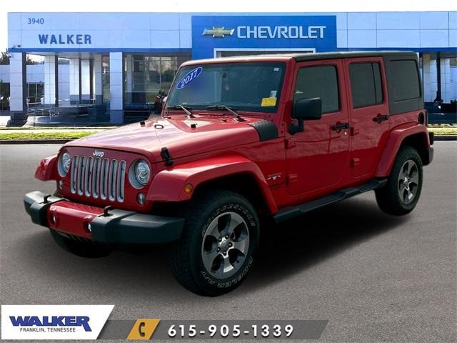 used 2017 Jeep Wrangler Unlimited car, priced at $27,985