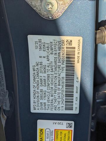 new 2026 Honda Civic car, priced at $27,037