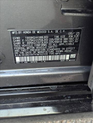 new 2026 Honda HR-V car, priced at $31,445